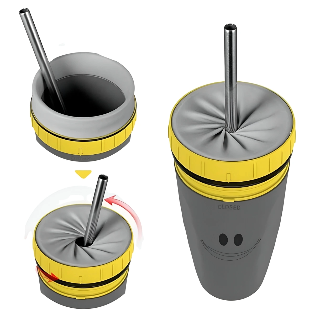 VASO AUTOSELLANTE CON PAJILLA METAL 300ML_0