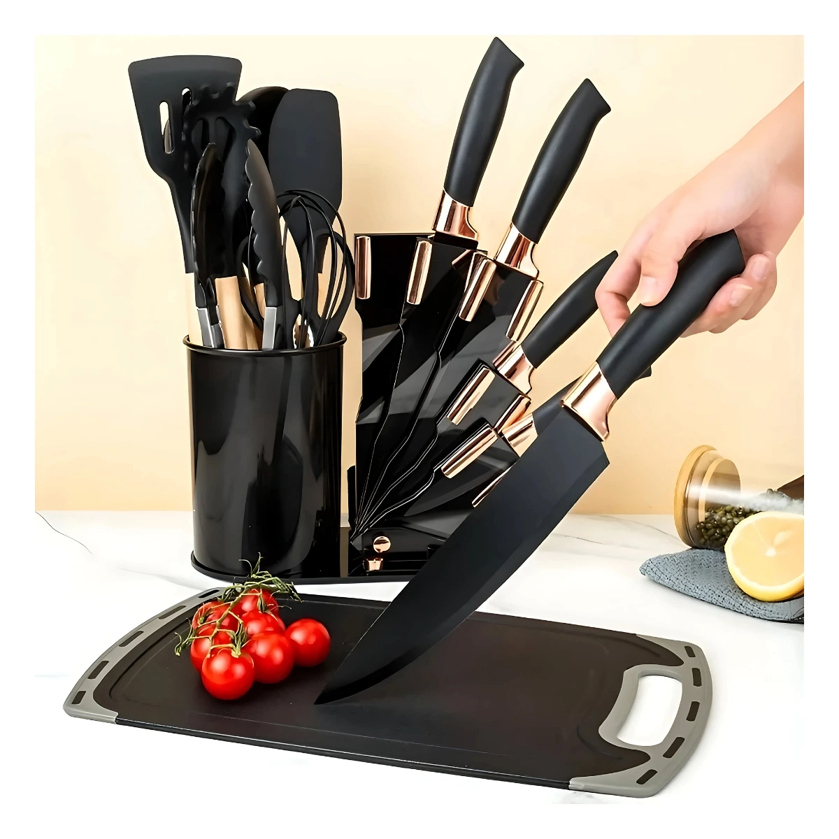 UTENSILIOS DE COCINA NEW MODEL SILICONE SET 19 PZAS_1