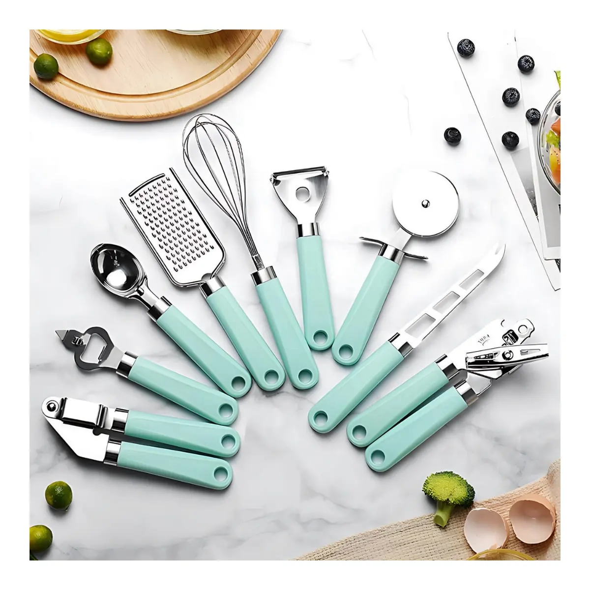 UTENSILIOS DE COCINA GASGET SET 9 PIEZAS_1