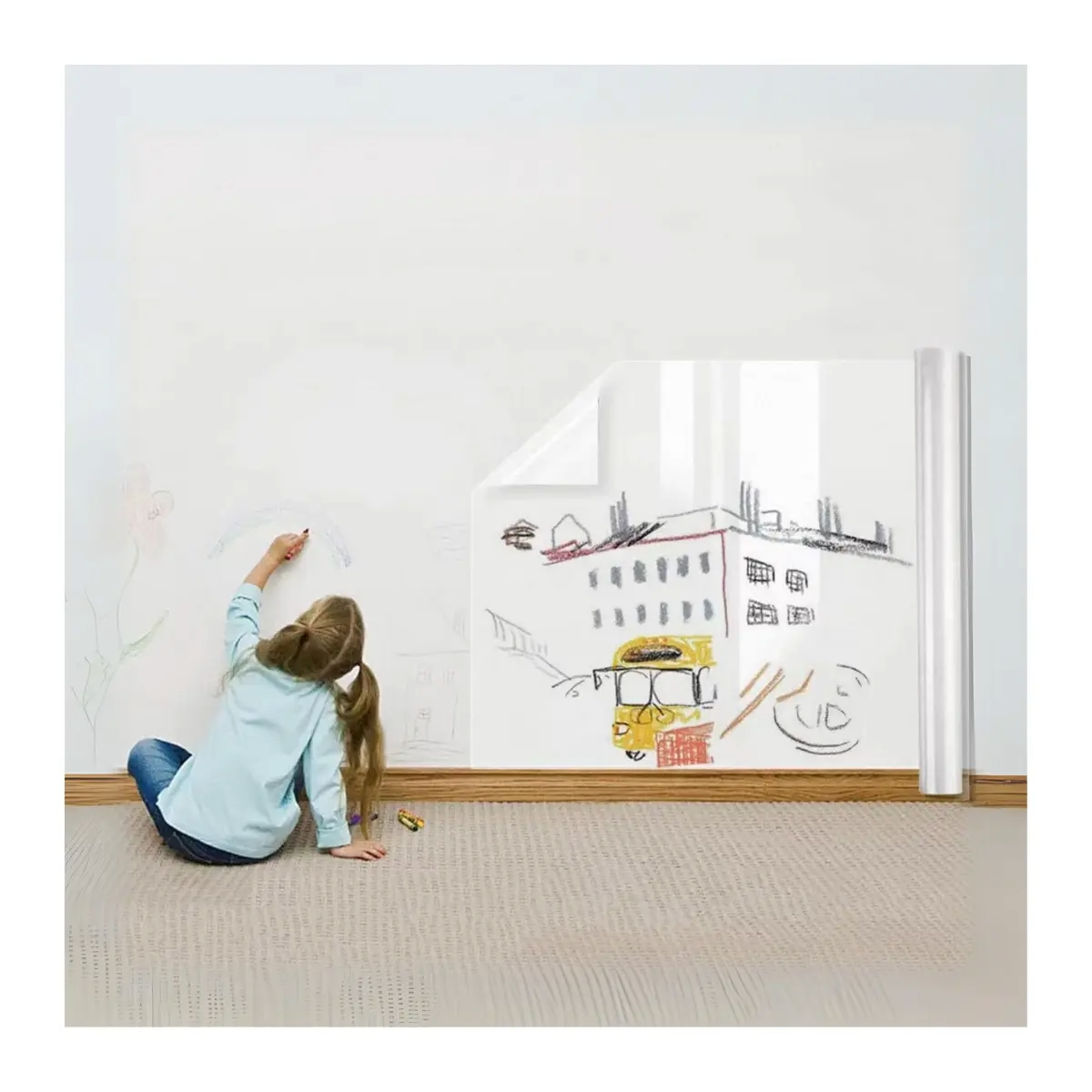 STICKER STATIC PARA PARED TIPO PIZARRA 60*5 M_1