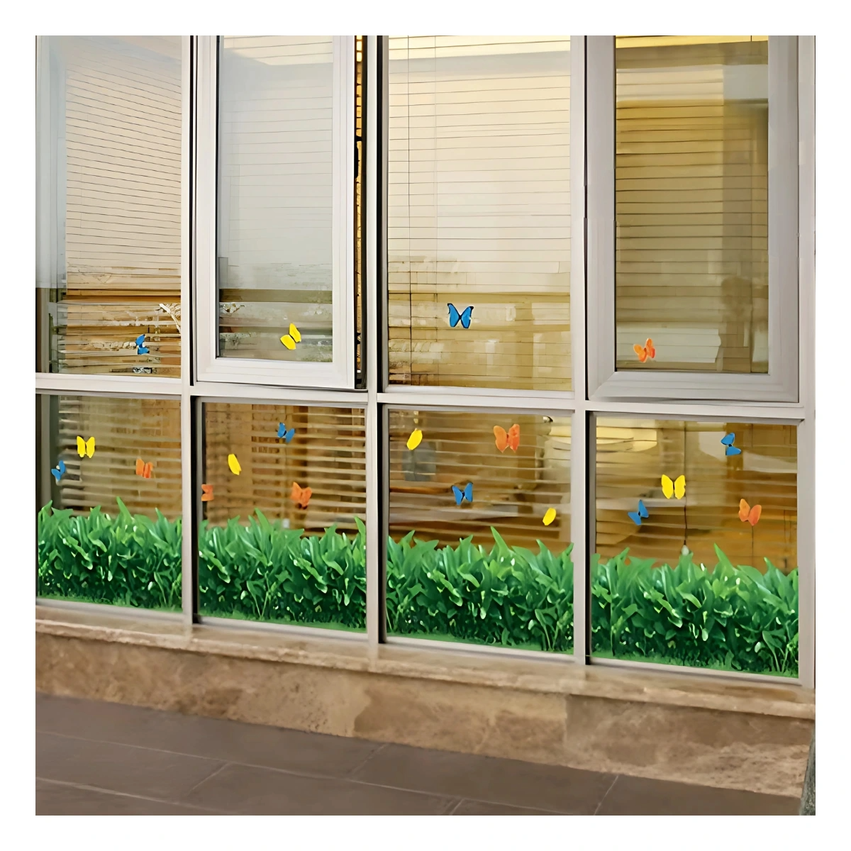 STICKER PARA PARED TIPO FOLLAJE Y MARIPOSAS 20*175 CM_1