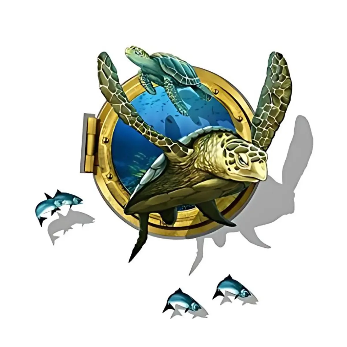 STICKER PARA PARED MOD TORTUGA 83*82 CM_0