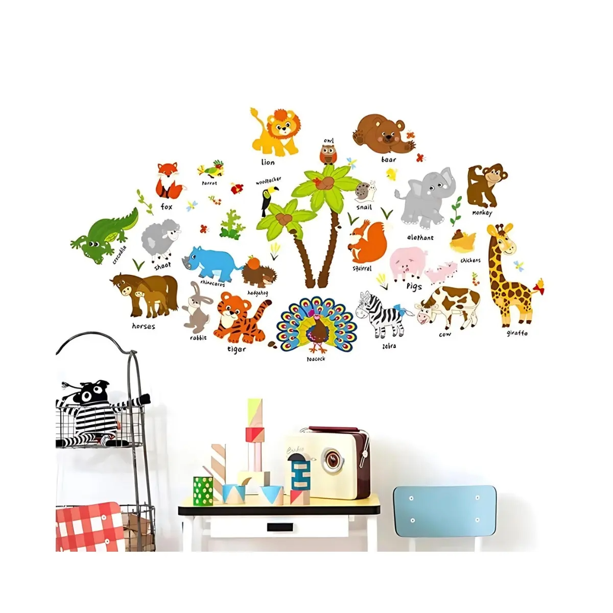 STICKER PARA PARED MOD ANIMALES 126*68 CM_1