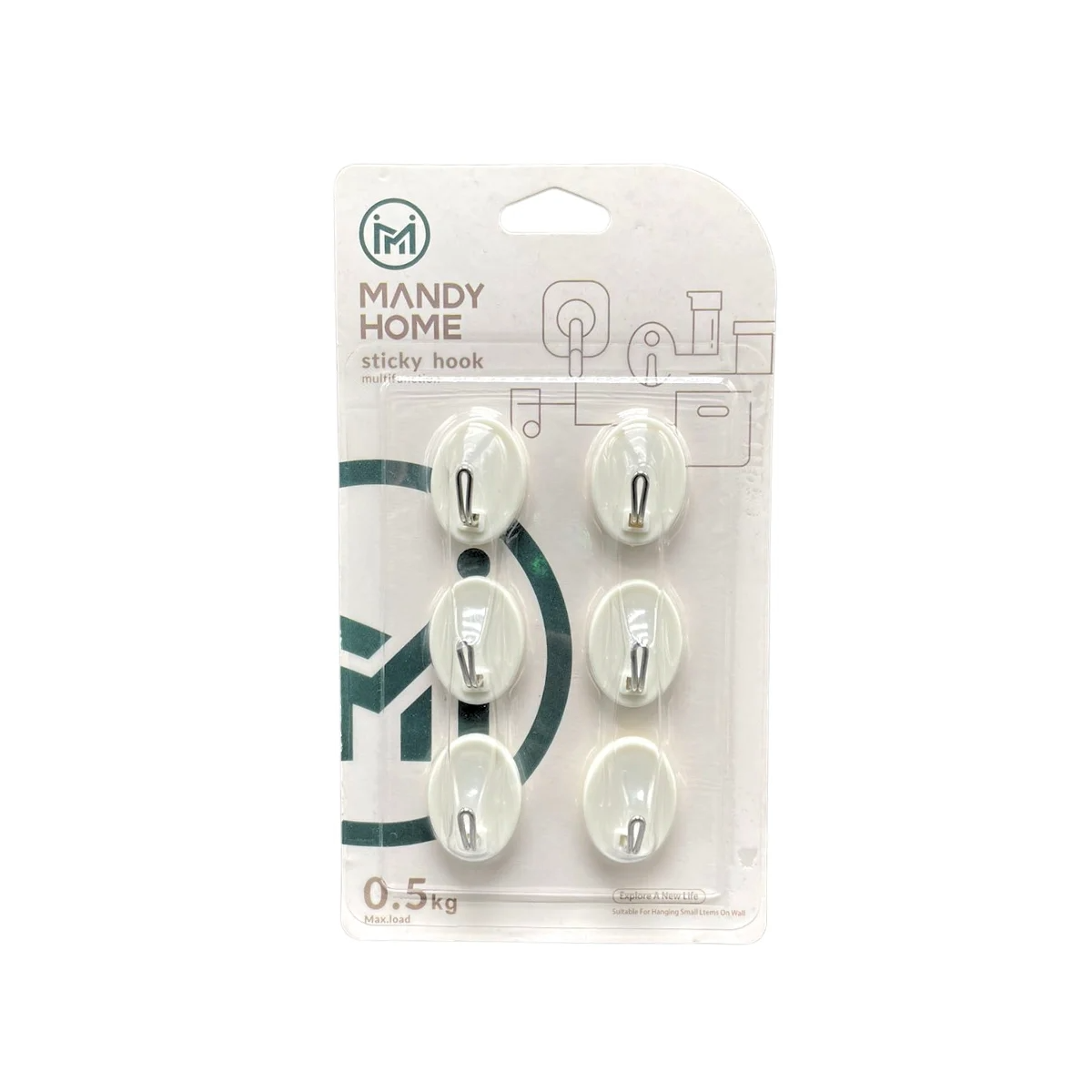 SOSTENEDOR MULTIFUNCIONAL SET 6 GANCHITOS_1