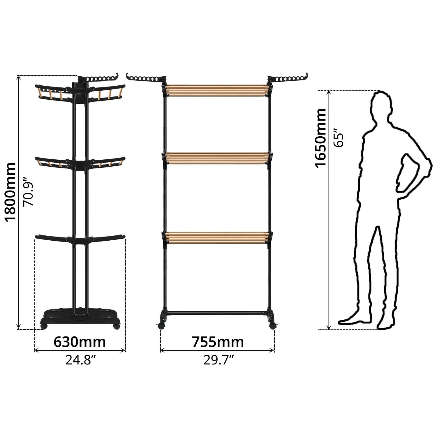 VOUNOT Clothes Drying Rack_5