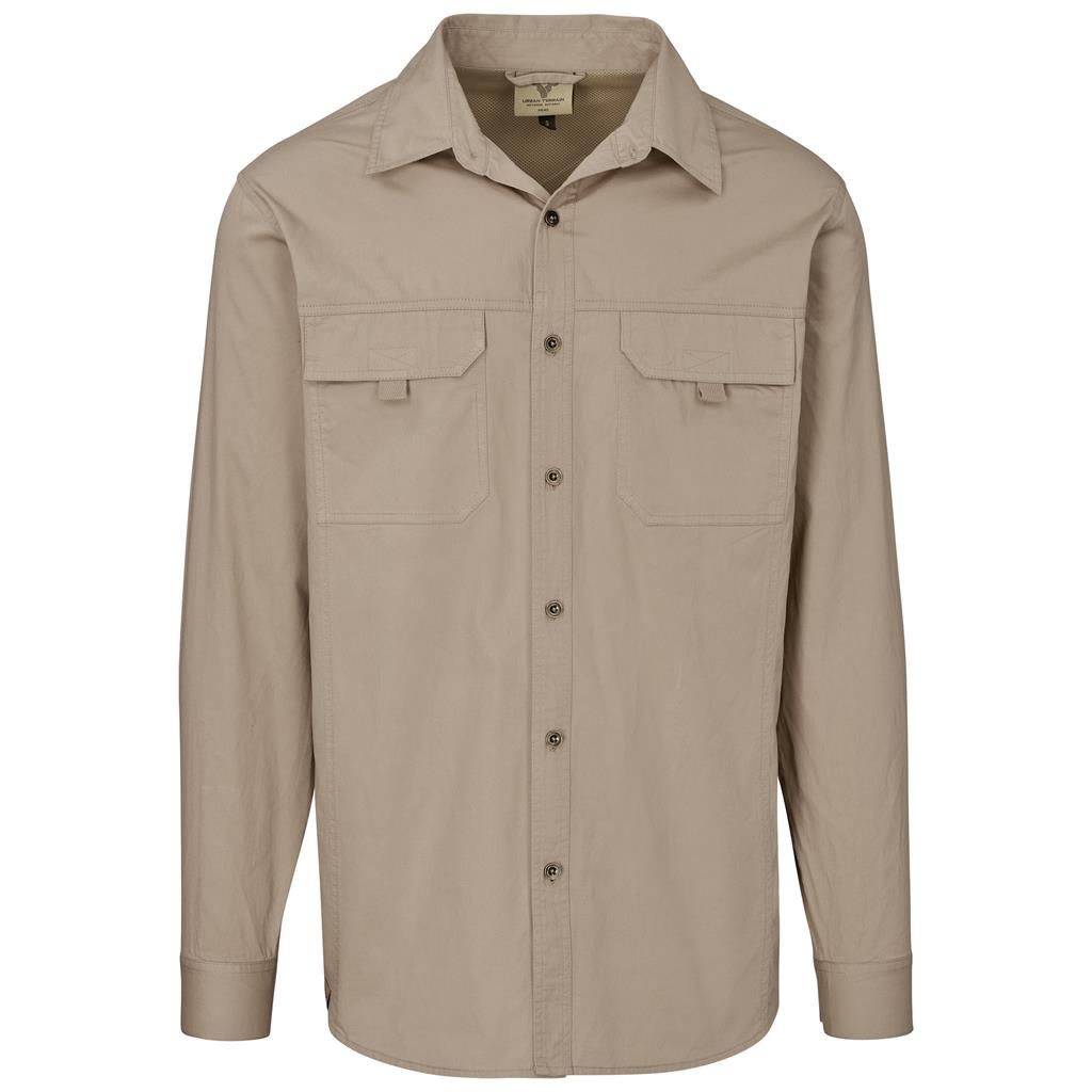 Mens Long Sleeve Mawenzi Twill Shirt_10