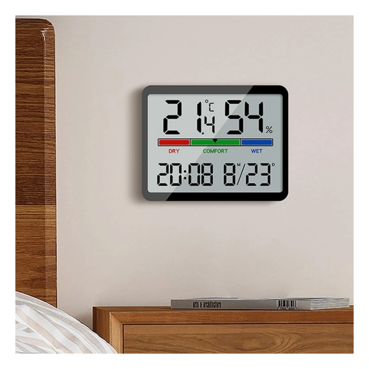 RELOJ DIGITAL YIDA TIME TEMP/HUMD/ ALRM MOD. 8280_1