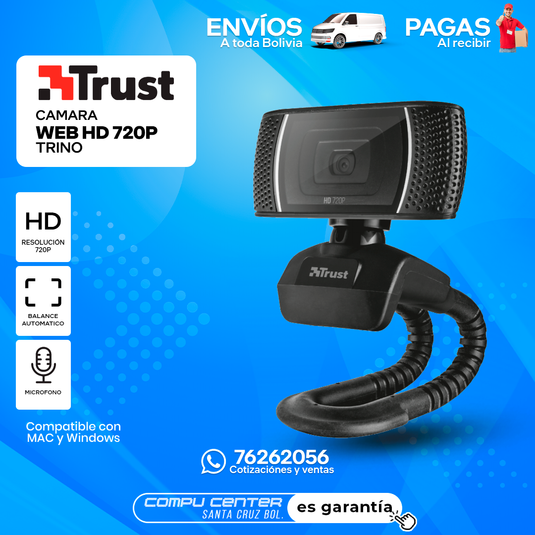 TRUST TRINO / 720P HD / WINDOWS - MAC / USB_0