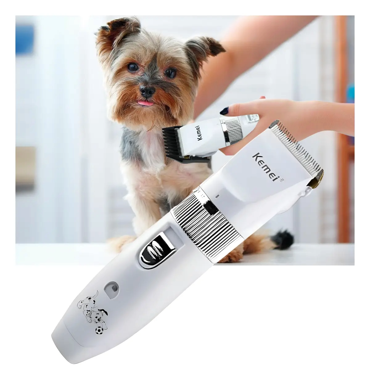 RASURADORA DE PERRO RECARGABLE KEMEI KM-107_1