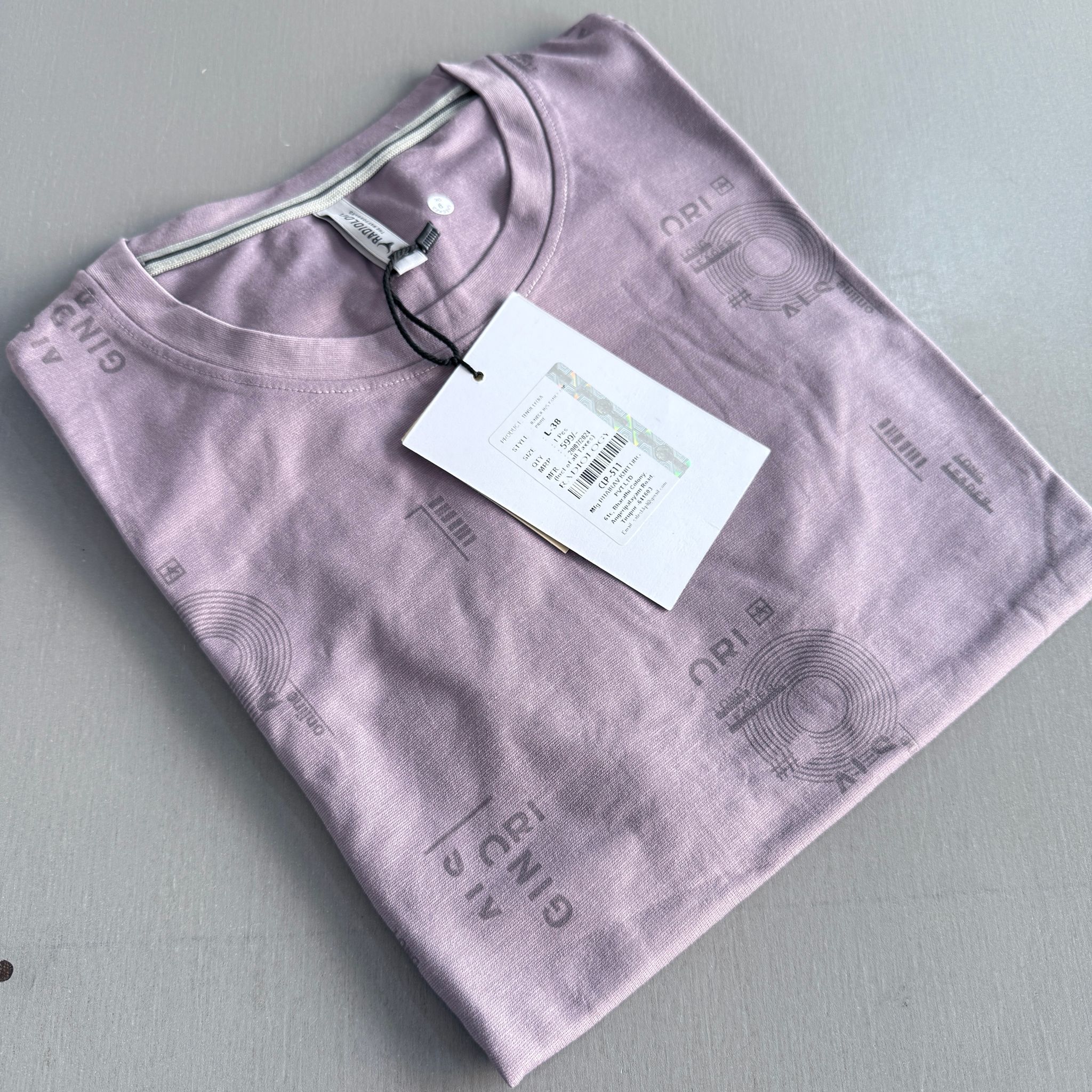 RADIOLOGY T-SHIRTS (PATTERNED) - LAVENDER_1