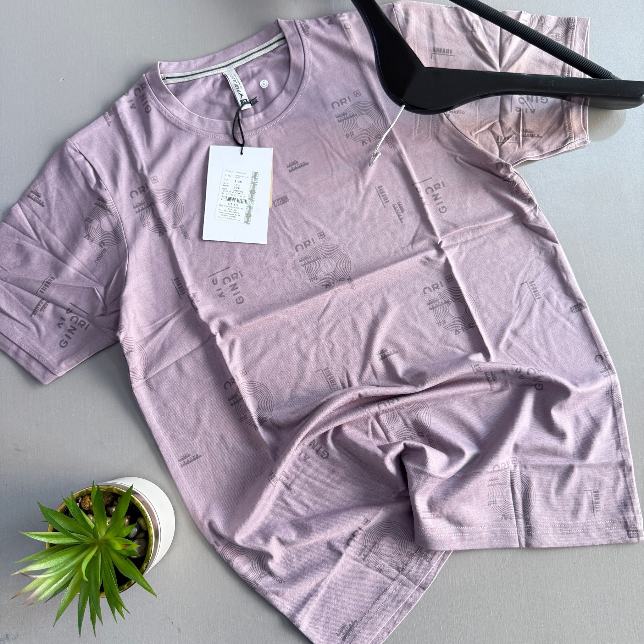 RADIOLOGY T-SHIRTS (PATTERNED) - LAVENDER_0