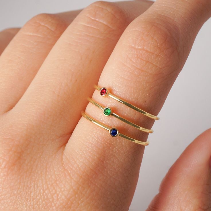 Gemstone ring 🦩_0