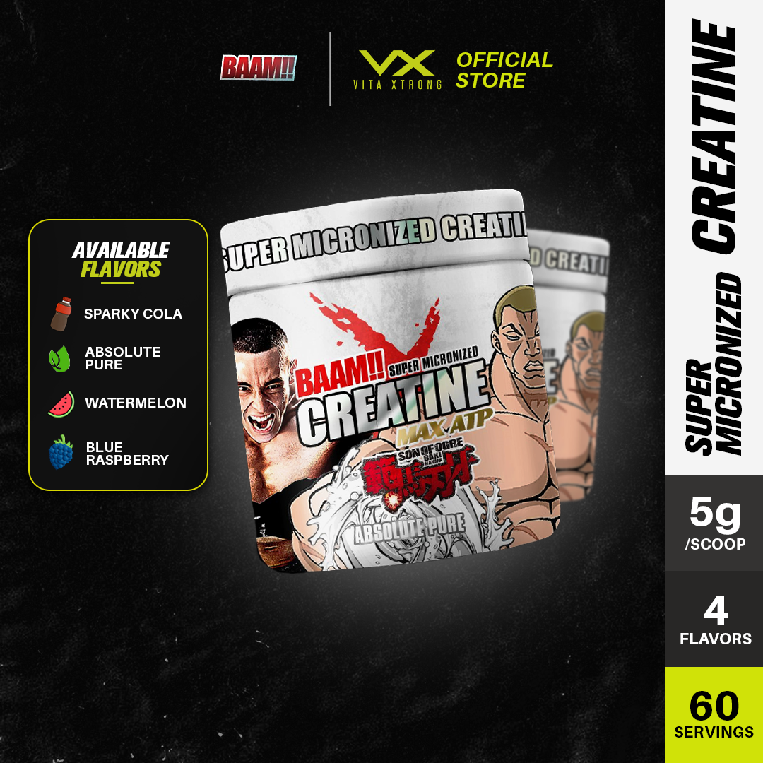 BAAM!! Creatine Monohydrate MAX ATP 500 300G (60 Servings) | Super Micronized Powder, Muscle Strenght & Recovery_0