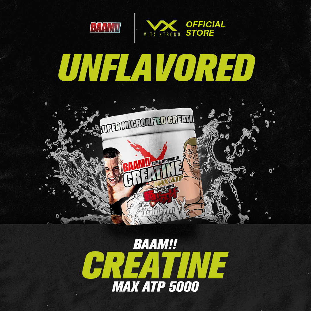 BAAM!! Creatine Monohydrate MAX ATP 500 300G (60 Servings) | Super Micronized Powder, Muscle Strenght & Recovery_6