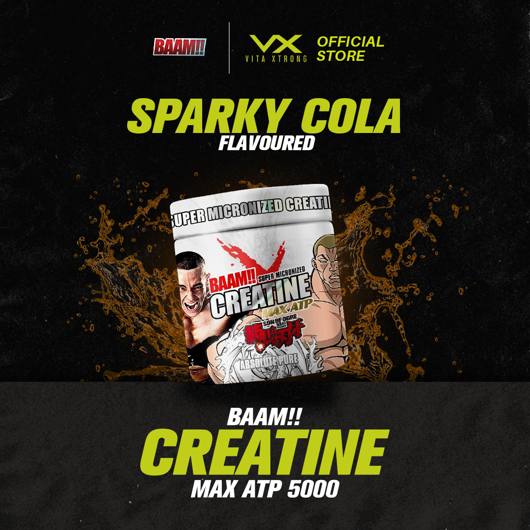 BAAM!! Creatine Monohydrate MAX ATP 500 300G (60 Servings) | Super Micronized Powder, Muscle Strenght & Recovery_7