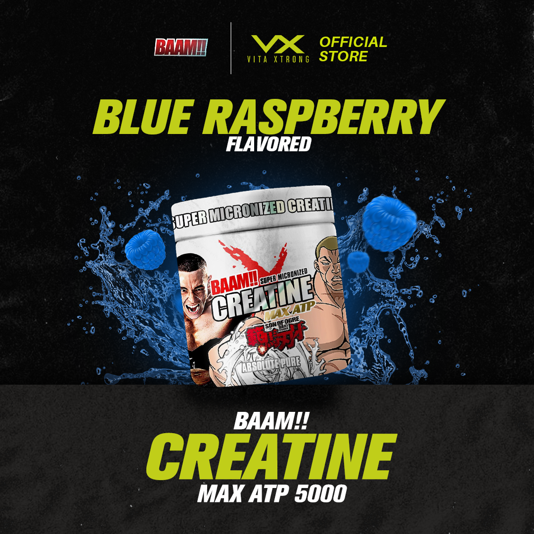 BAAM!! Creatine Monohydrate MAX ATP 500 300G (60 Servings) | Super Micronized Powder, Muscle Strenght & Recovery_8