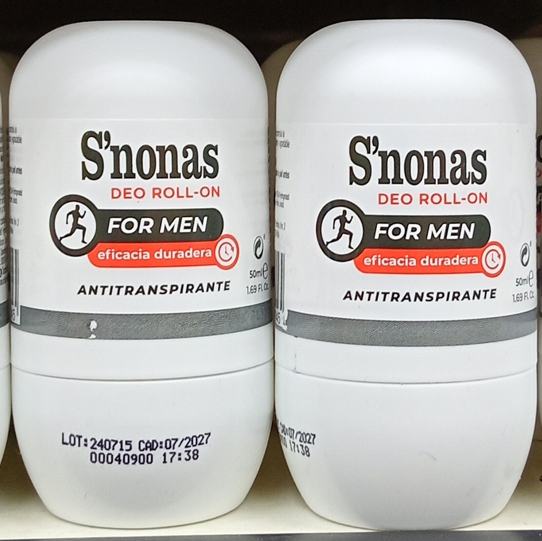 S'Nonas  Deo Roll For Men 50ml_0