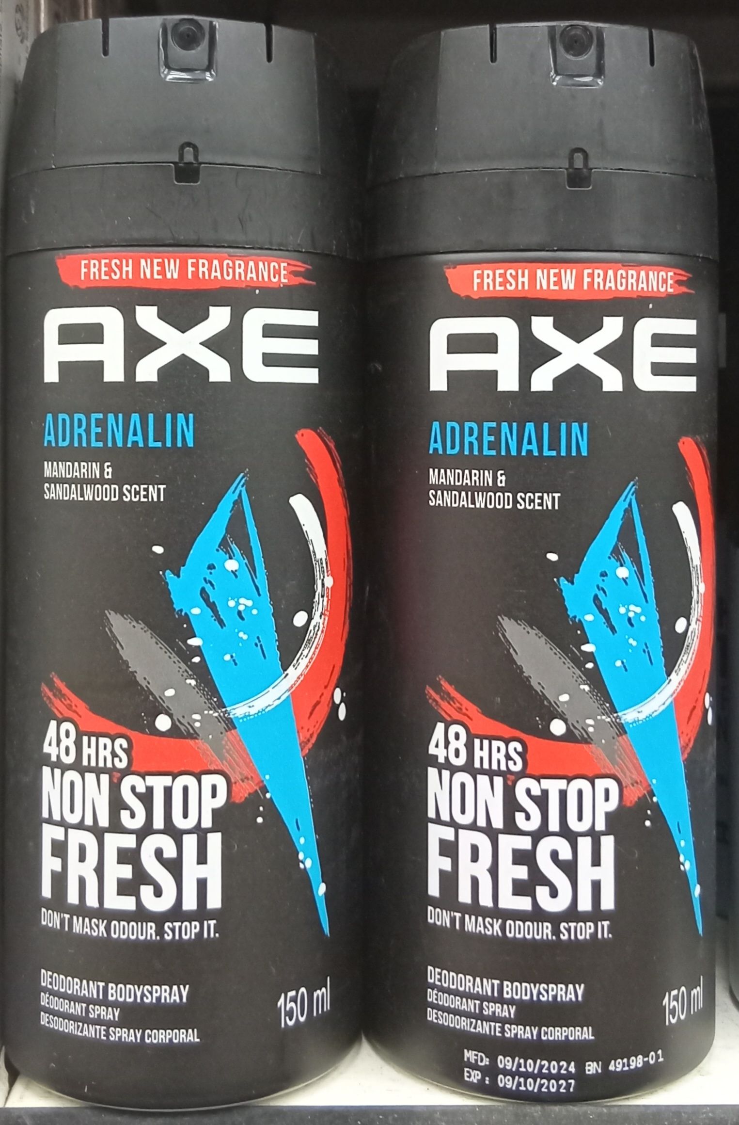 Axe Deo Body Spray Adrenalin 150ml_0
