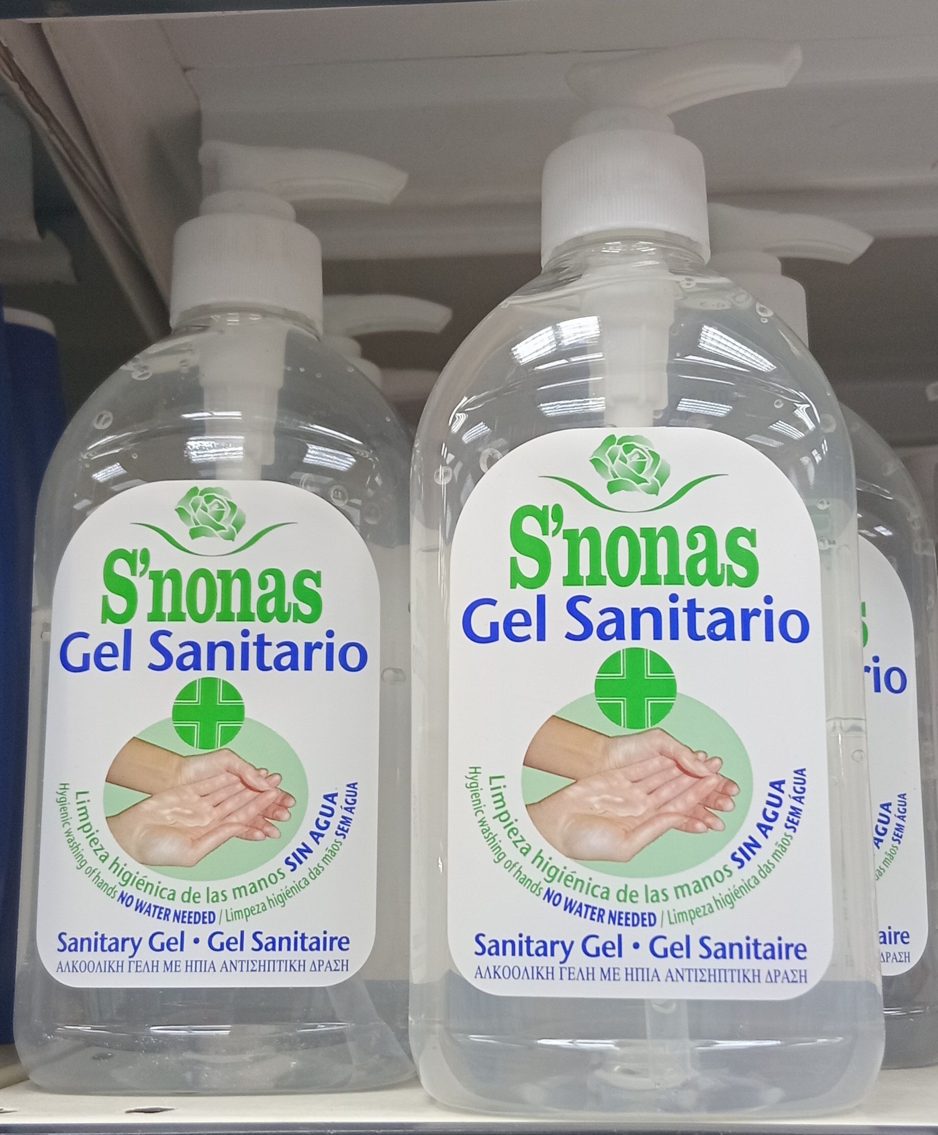 S'Nonas  Gel Sanitario 500ml_0