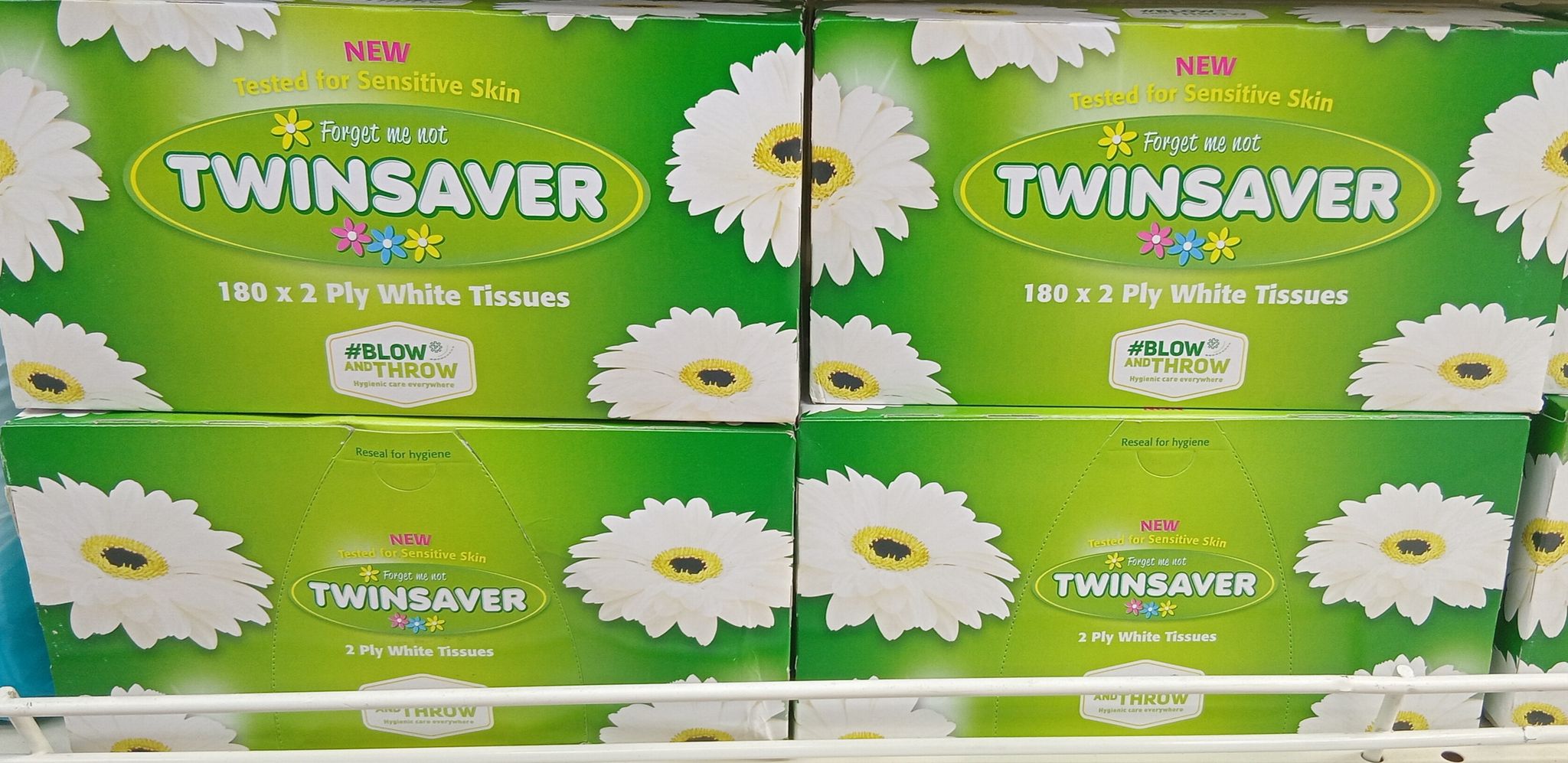 Twinsaver Facial Tissues 2ply Rainbow 180'S_0