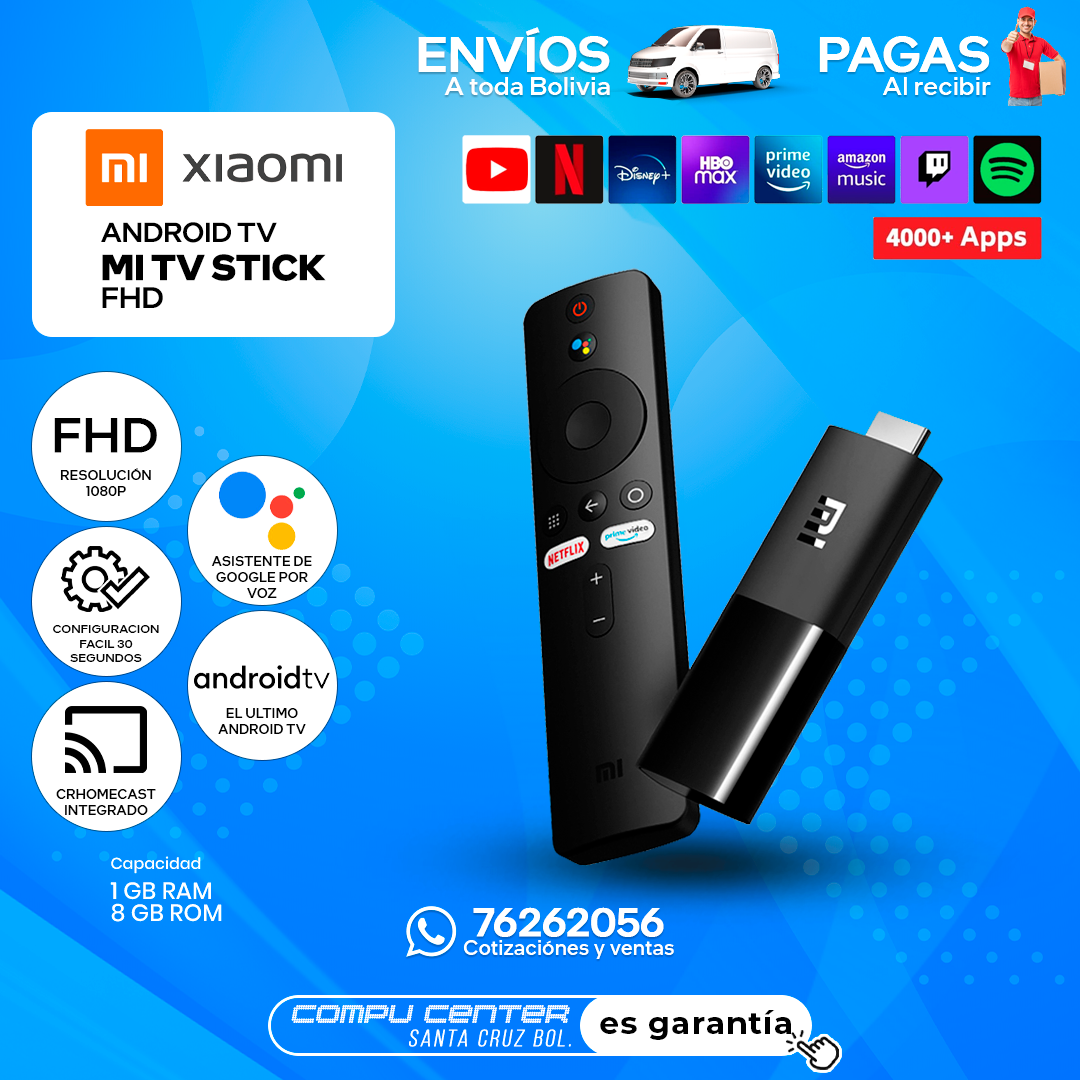 XIAOMI MI TV STICK / ANDROID TV / RESOLUCION FULL HD_0
