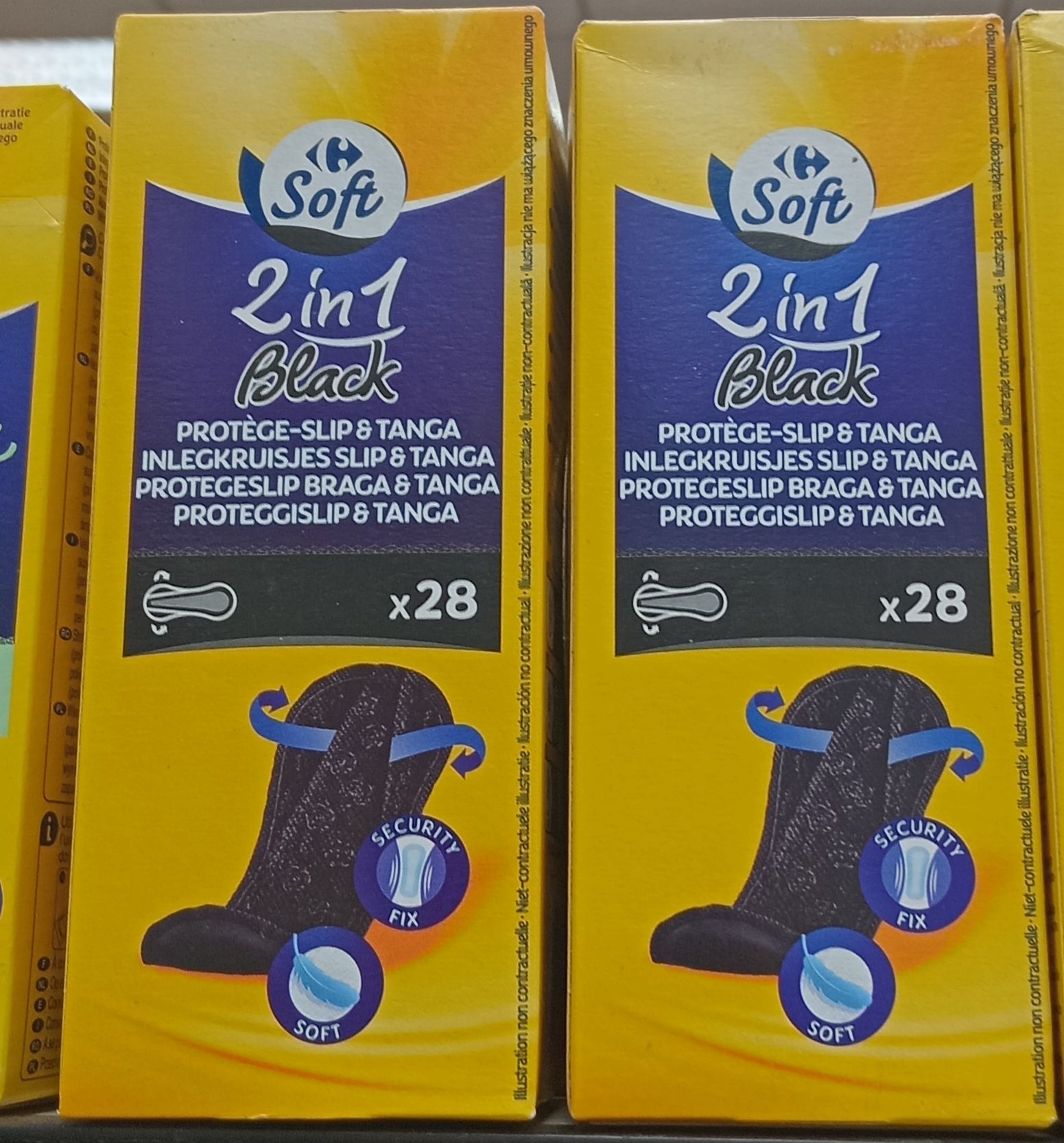 Crf Soft Proteg. Slips 2in1 Tanga Black 28'S_0