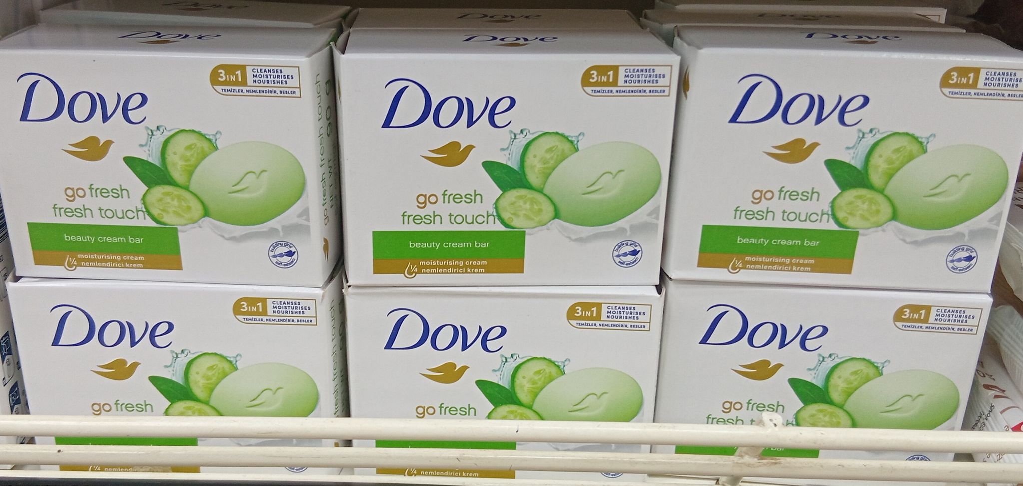 Dove Soap Cr. Fresh Touch 3in1  90gr_0