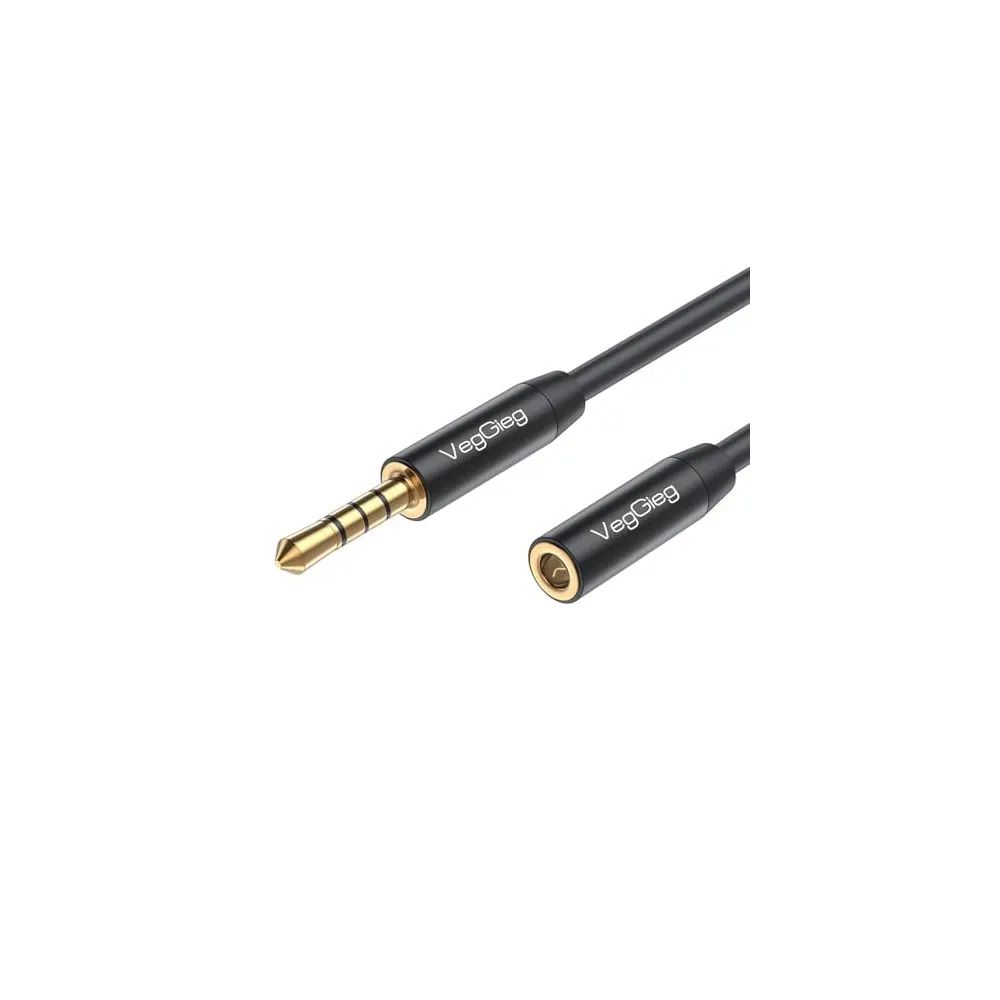 3.5mm Male to  Female extension Audio Cable 2M _0