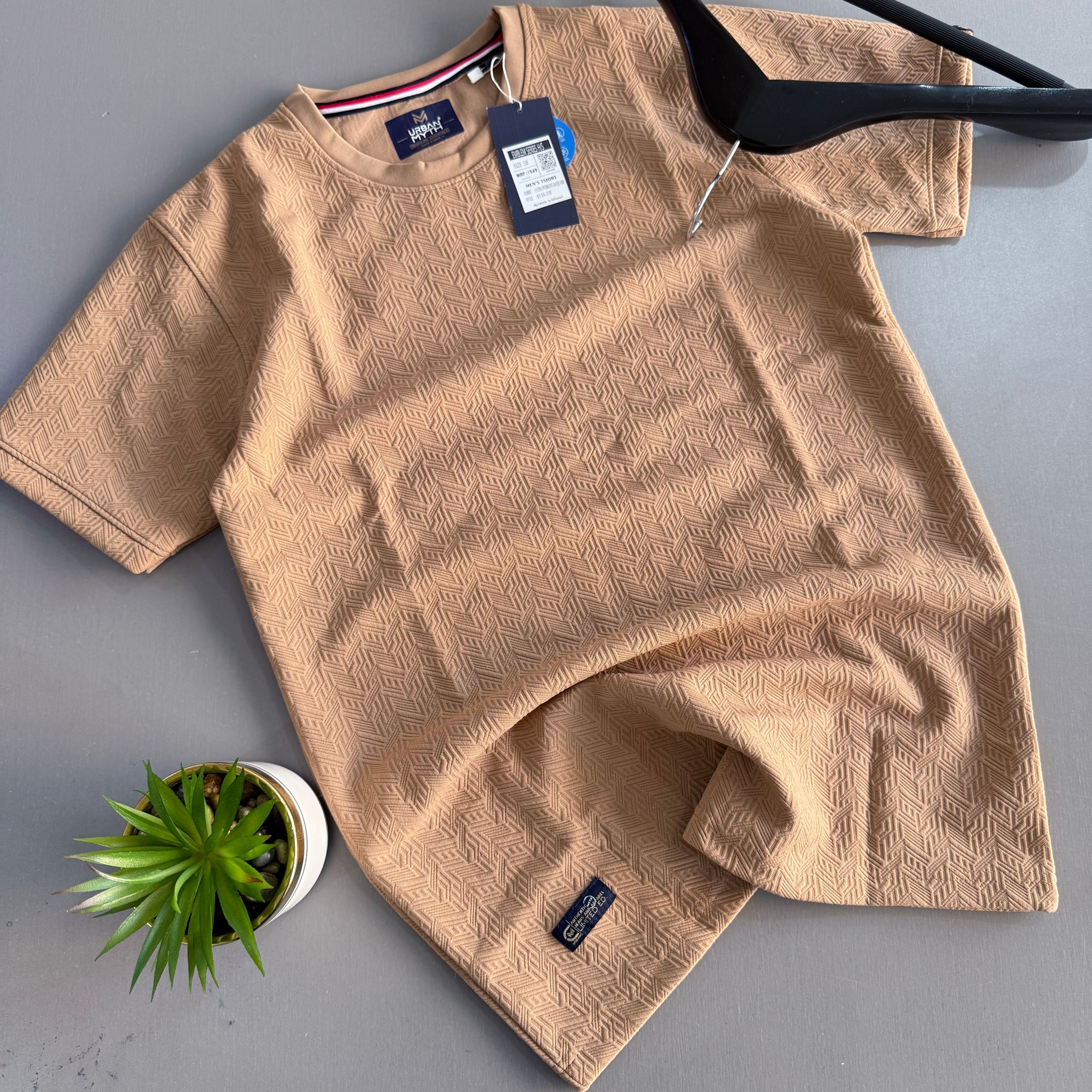 Urban Myth Plain Patterned- BROWN_0