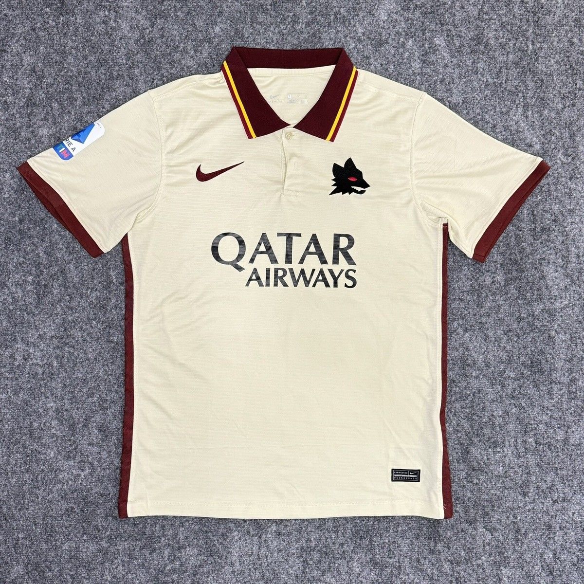 AS Roma 2020/21 Away Shirt (White/Claret)_0