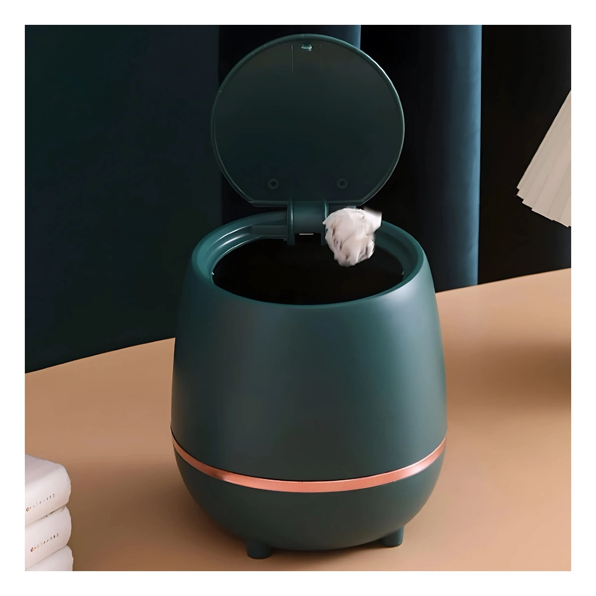 PAPELERA REDONDA DE MESA COLORES 16*16*16_1