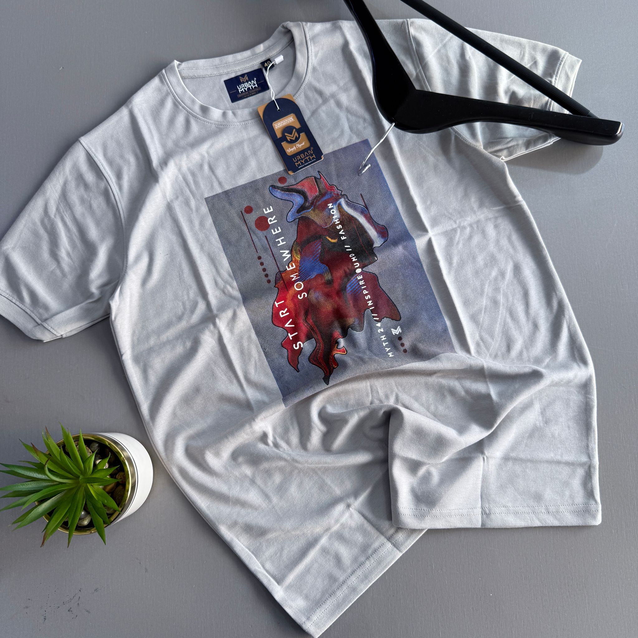 URBAN MYTH T-SHIRT - GREY_0