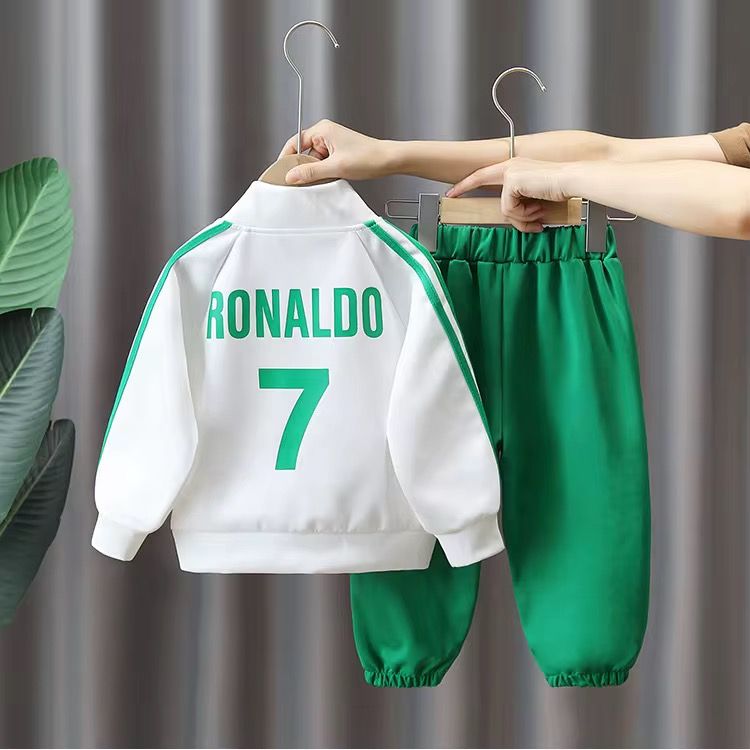 Boys' Suit Spring and Autumn Two-piece Suit Spring Suit Trendy Sportswear_3