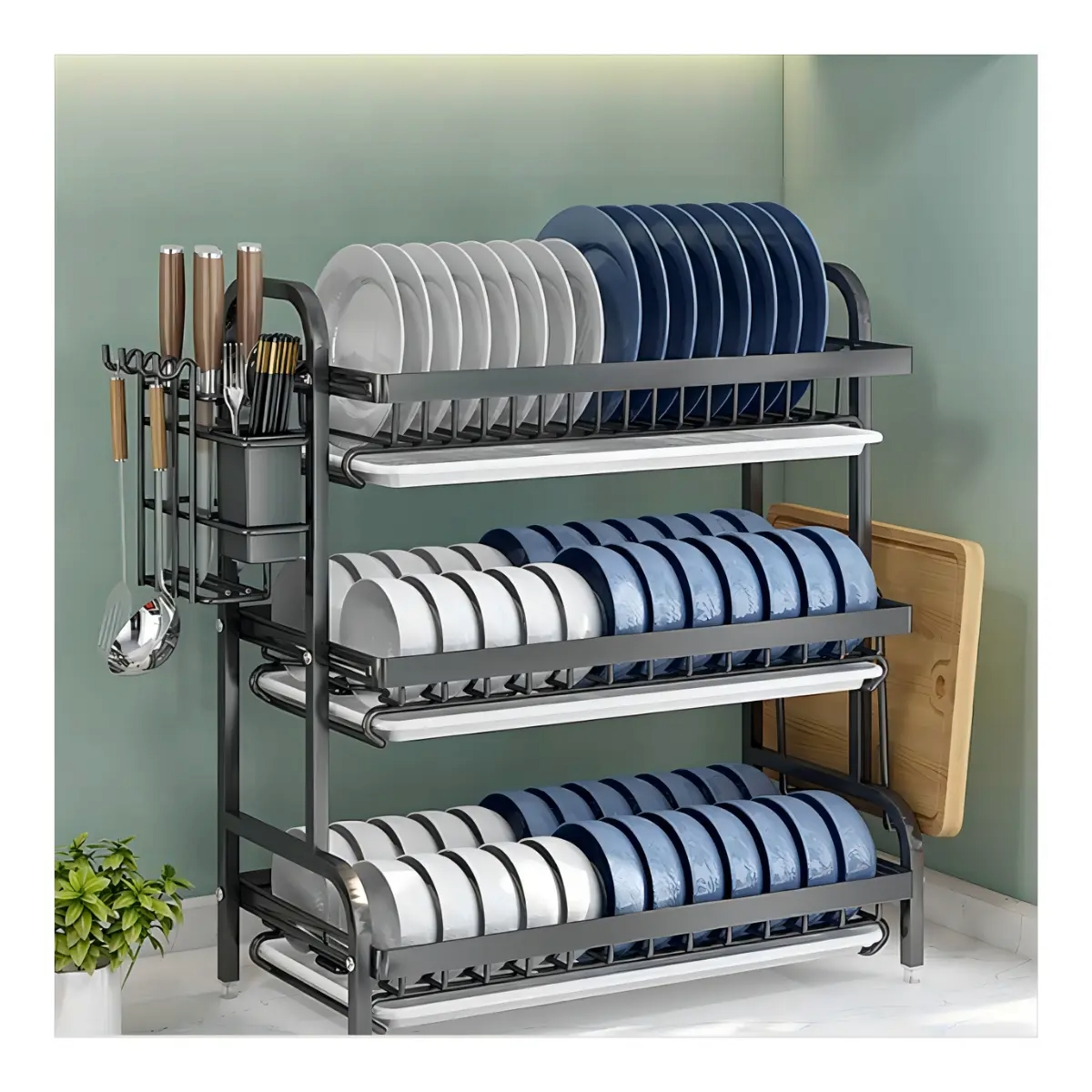 ORGANIZADOR RACK PARA FREGADERO 3 BANDEJAS 53 CM_1