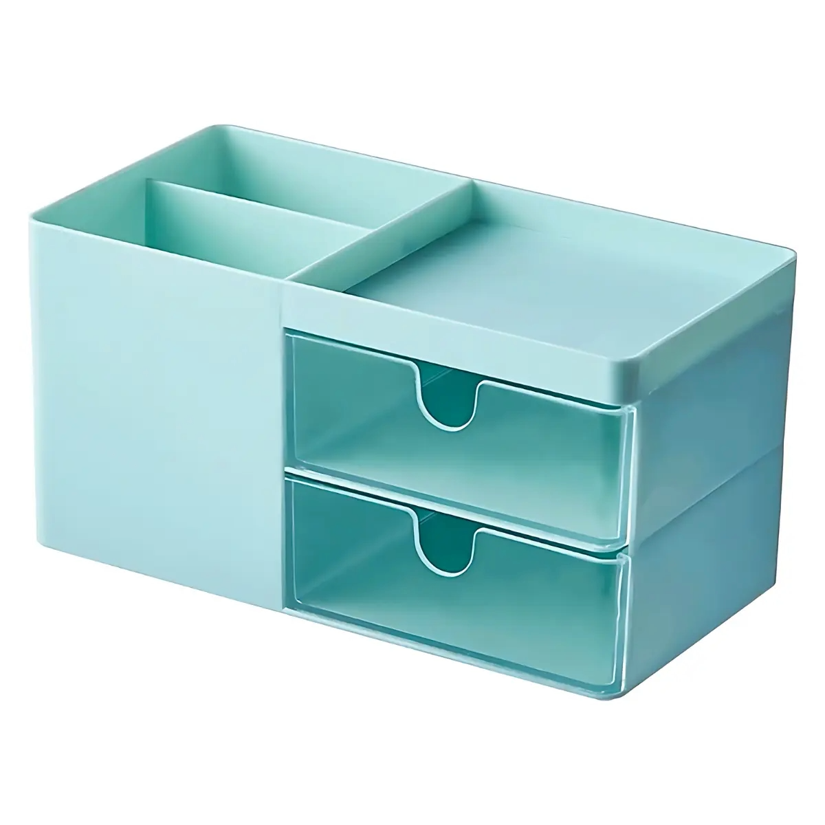 ORGANIZADOR PLAST ESCRIT. 2 GAVETA + 3 COMPART 17.5*9*9.2 CM_0