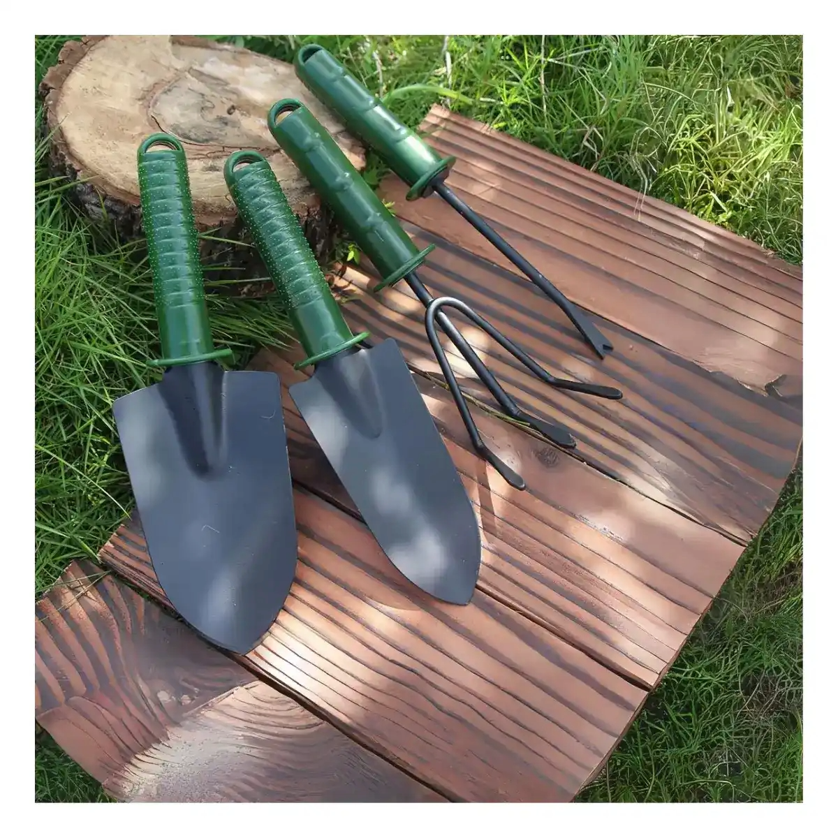 SET DE 4 PARA JARDINERIA GARDEN TOOLS_1