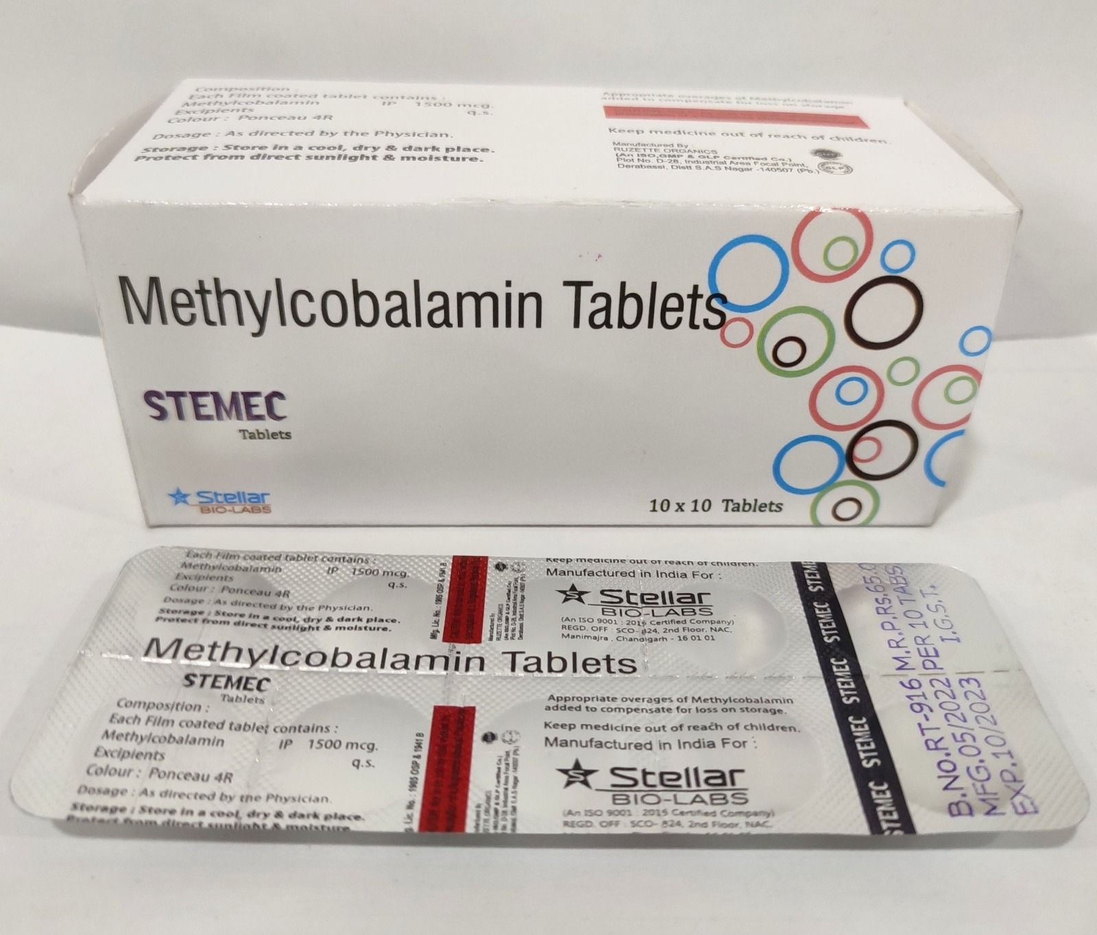 Vitamin B12 Methylcobalamin 1500mcg Tablets_0