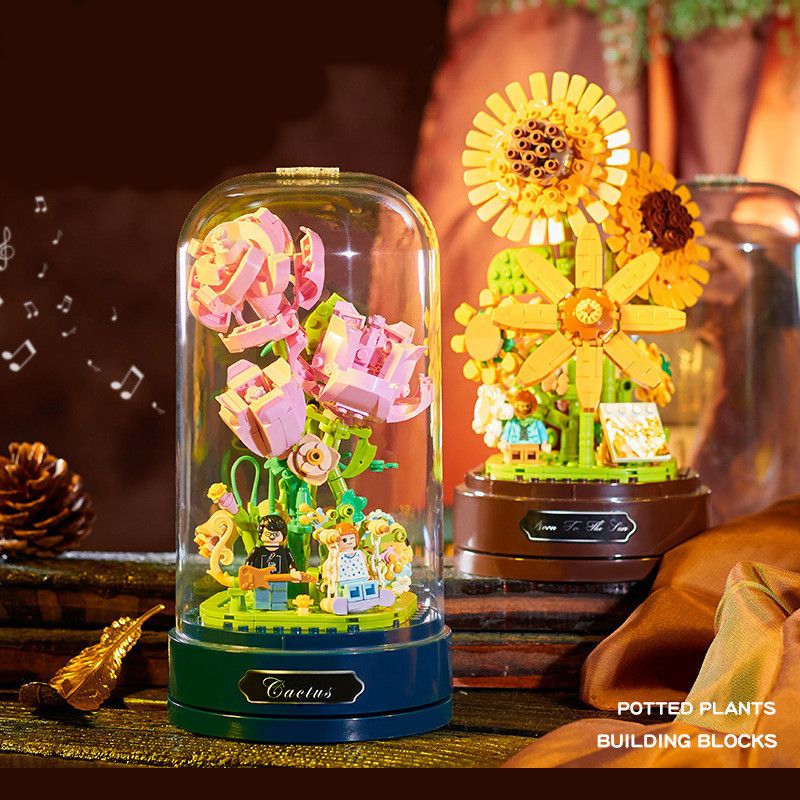 Pink rose MUSIC BOX _0