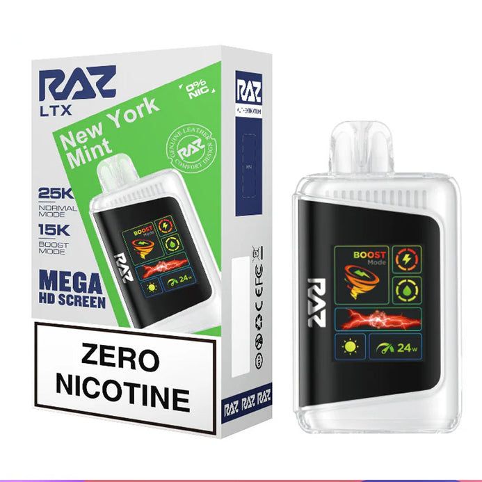 RAZ LTX Zero Nicotine Disposable Vape – 0% Nicotine – Up to 25,000 Puffs -_2