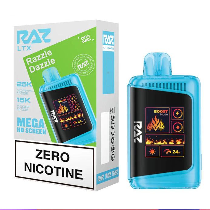 RAZ LTX Zero Nicotine Disposable Vape – 0% Nicotine – Up to 25,000 Puffs -_3