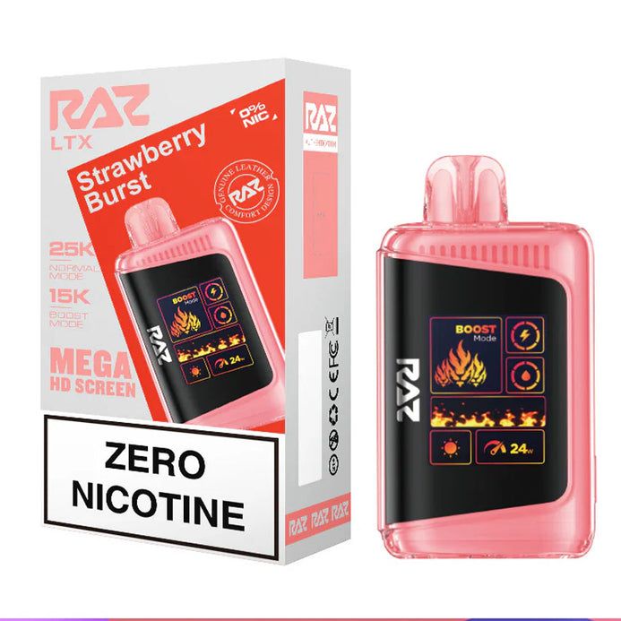 RAZ LTX Zero Nicotine Disposable Vape – 0% Nicotine – Up to 25,000 Puffs -_4