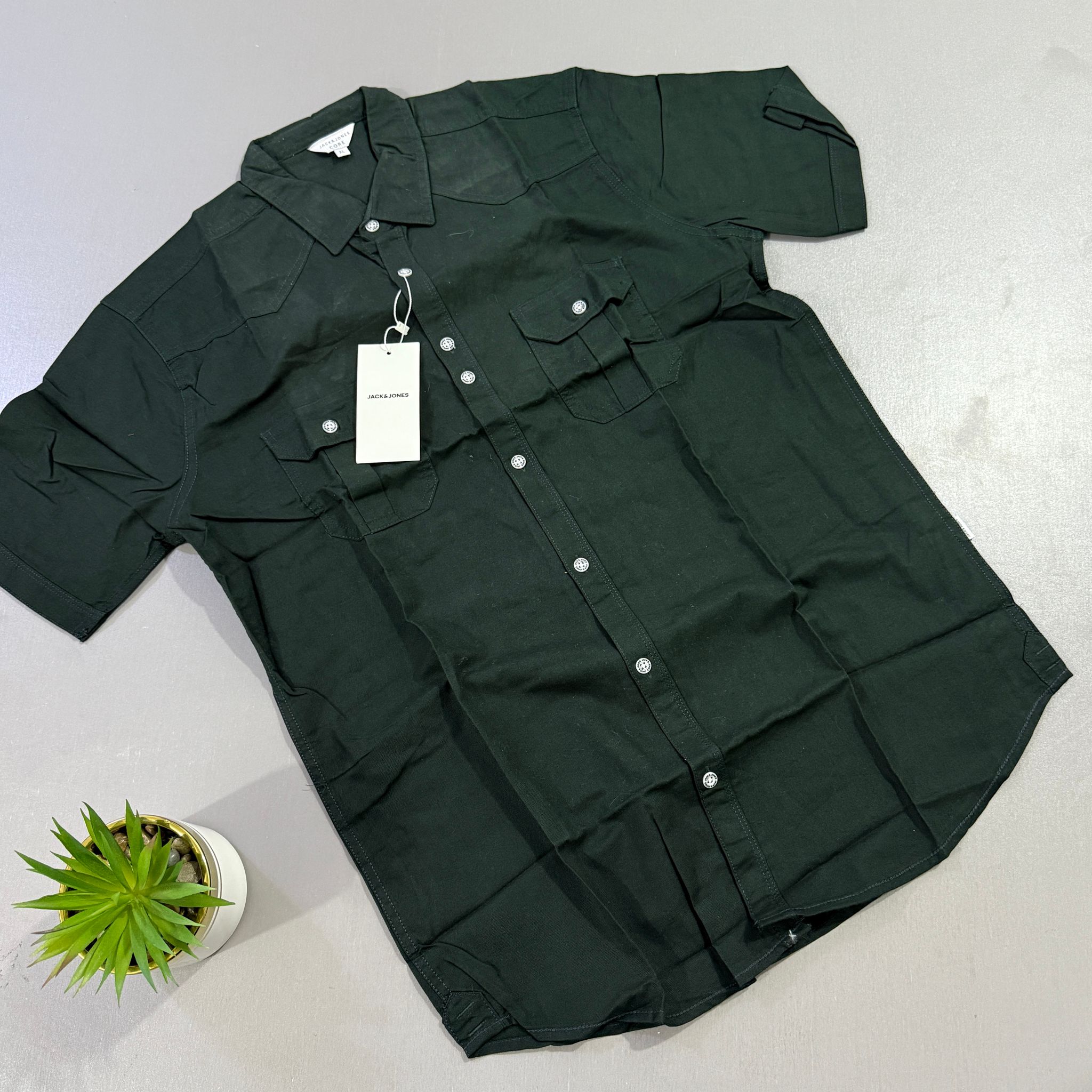 JACK AND JONES CORE - ARMY GREEN_0
