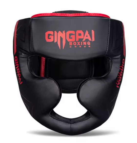 Boxing Helmet GINGPAI MMA Kick Boxing Karate Protective Head Gear_2