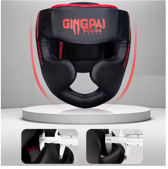 Boxing Helmet GINGPAI MMA Kick Boxing Karate Protective Head Gear_4