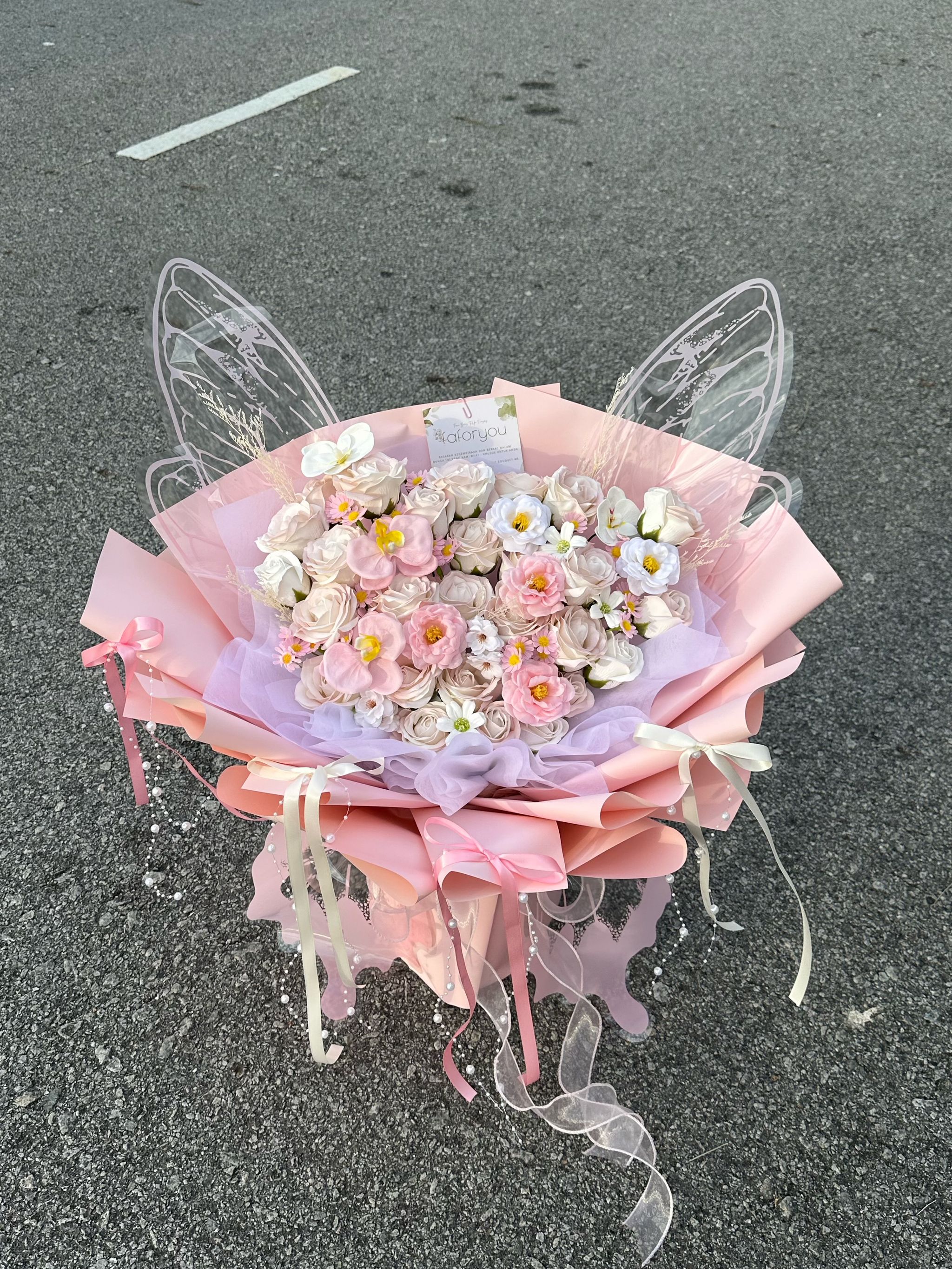 Pink Butterfly Bouquet (Big Size) _0