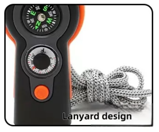 Outdoor Camping 7-In-1 Multi-Function Whistle (Survival and Safety Whistle) For Hiking._5