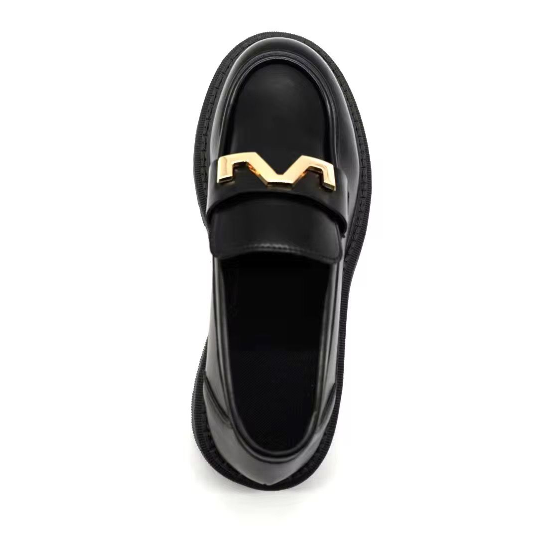 Classic Comfort Slip-On Women Shoes: Elegant and Practical PU Leather Office Shoes_0