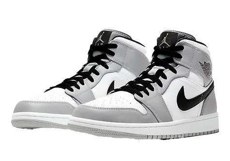 Air Jordan 1 Mid  Light Smoke Grey_1