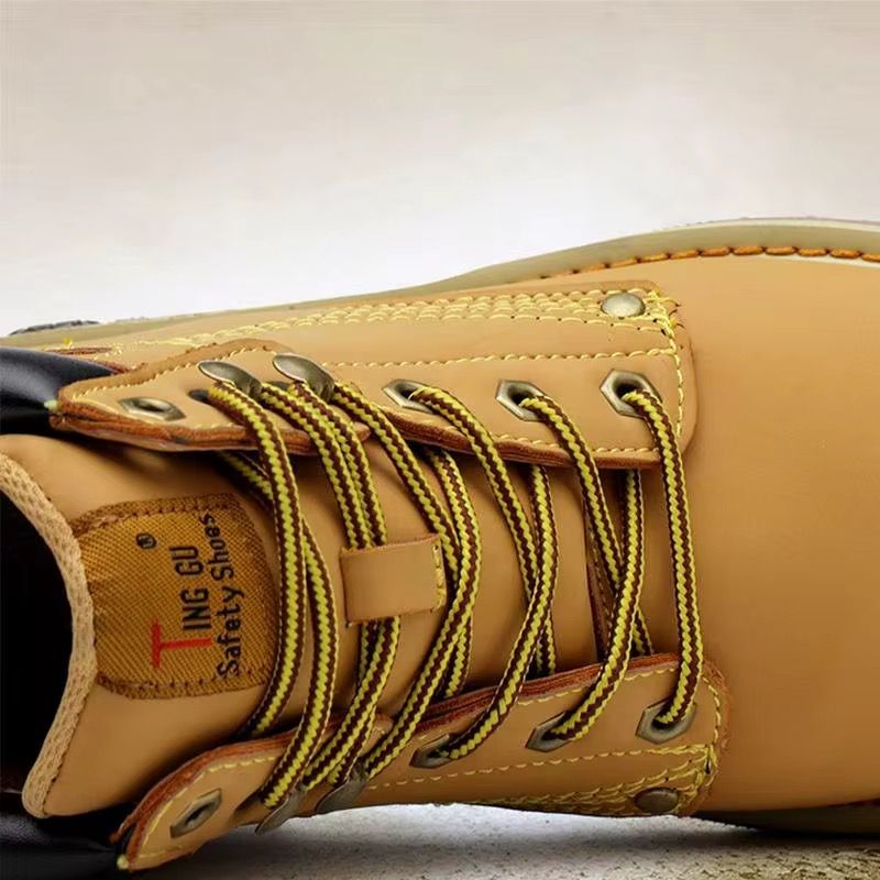 2023 New Style Four Seasons Anti-puncture Safety Shoes for Men High Quality Lightweight Safety Shoes for Worker_5