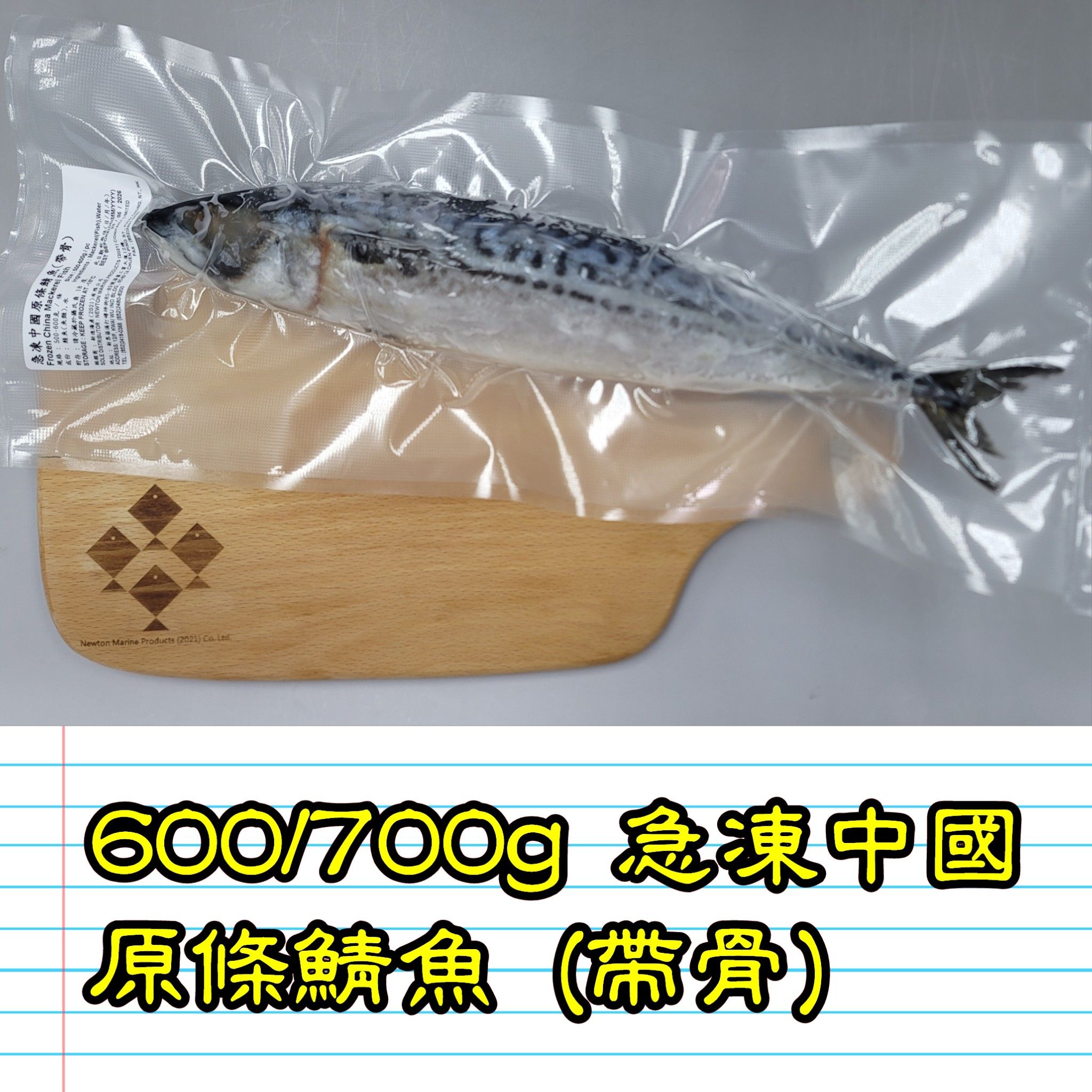 600/700g 急凍中國原條鯖魚 (帶骨)_2